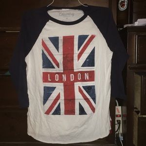 London Graphic Baseball Tee